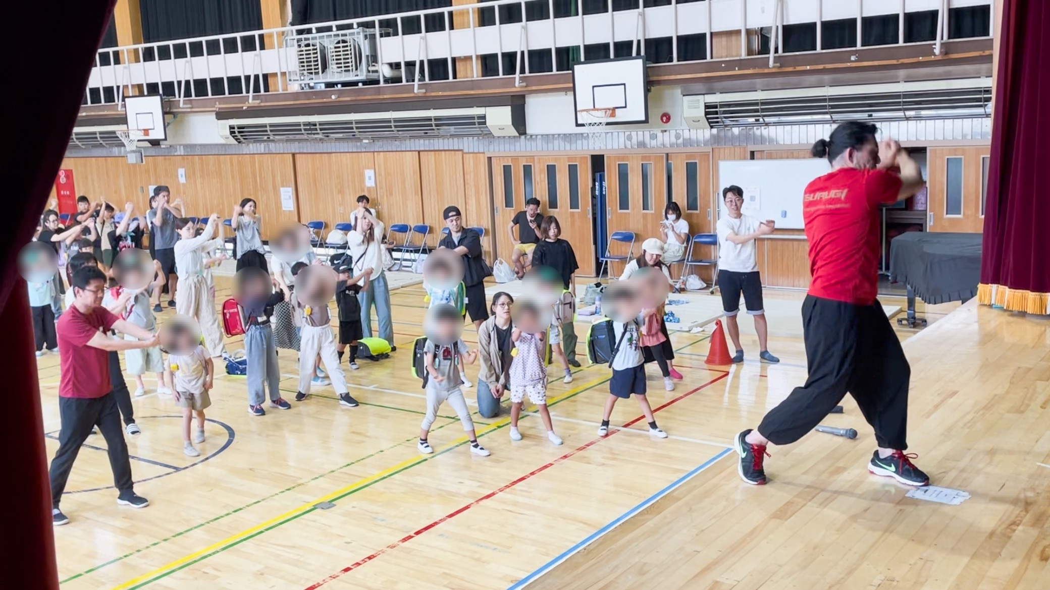 板橋区立志村第三小学校で親子参加の護身術出前授業を行いました