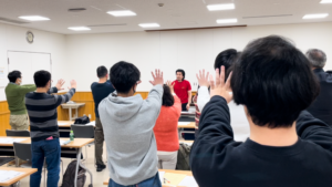 2024年3月9日、本部で労働基準監督署の職員を対象に実施したカスタマーハラスメント対策実践講座の様子